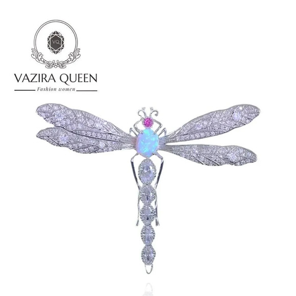 Vazira Queen Jewelry - VQ Dragonfly Brooch
